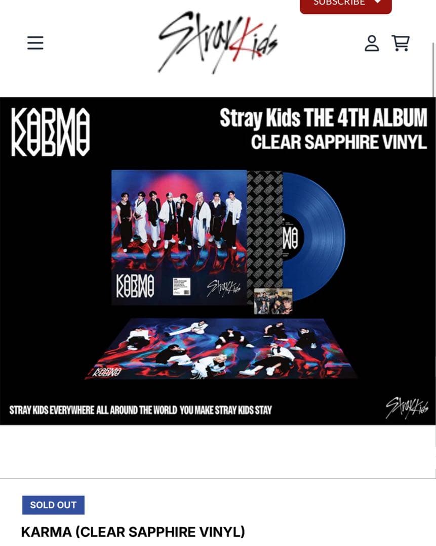 Stray Kids vinyl レコード US 限定 2枚セット 新品未開封