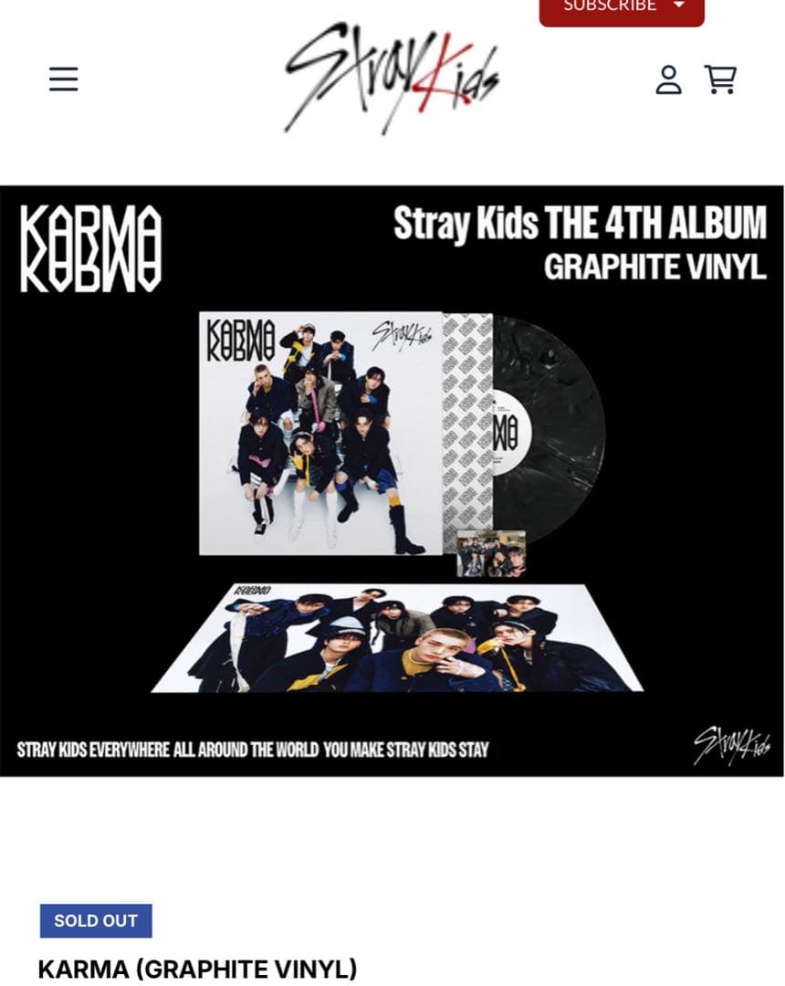 Stray Kids vinyl レコード US 限定 2枚セット 新品未開封