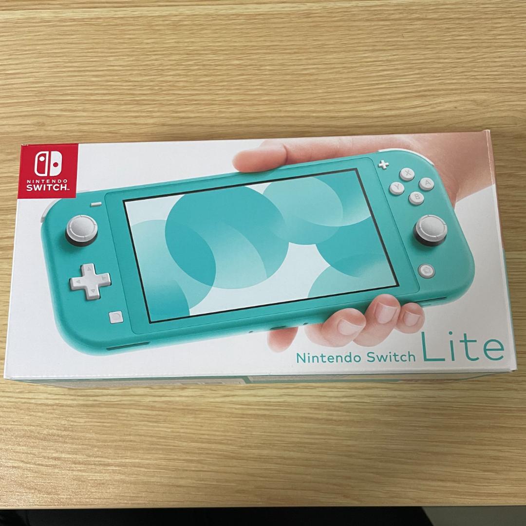 【美品】Nintendo Switch Lite ターコイズ 本体 電源・箱付き