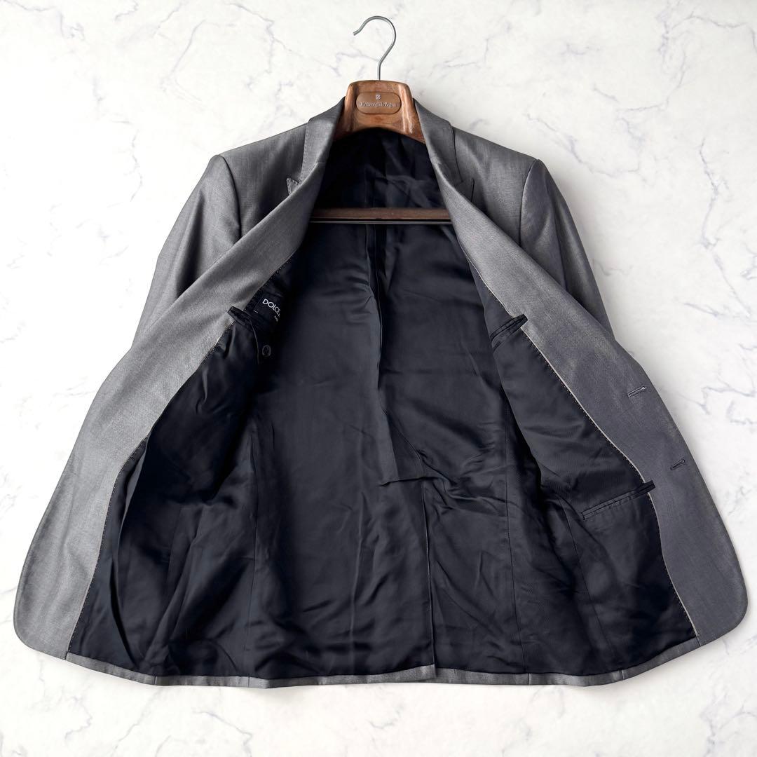 プーさん  D&G ドルチェ&ガッバーナ ドルガバ スーツ グレー 44