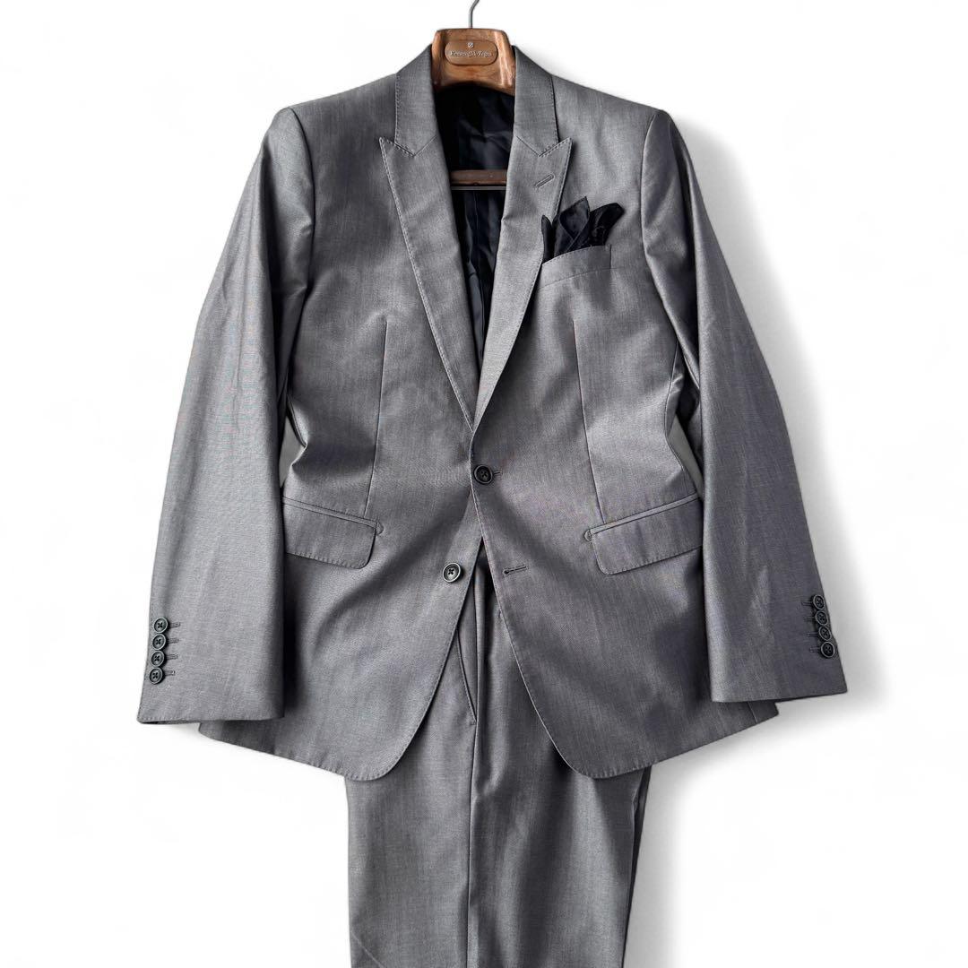 プーさん  D&G ドルチェ&ガッバーナ ドルガバ スーツ グレー 44