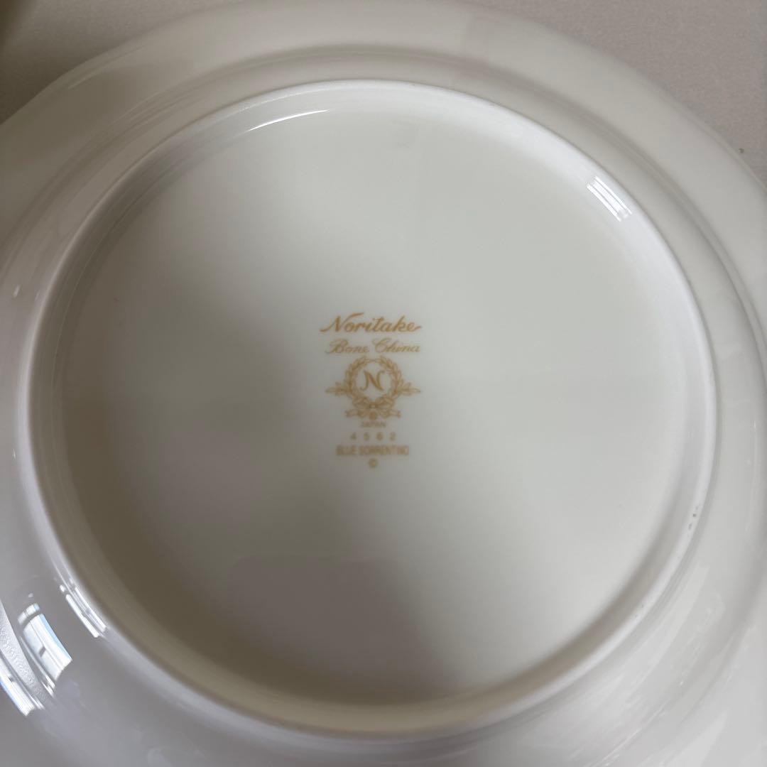 新品Noritake blue 深皿23cm 2枚 +C&S3客