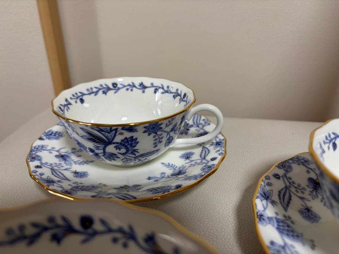新品Noritake blue 深皿23cm 2枚 +C&S3客