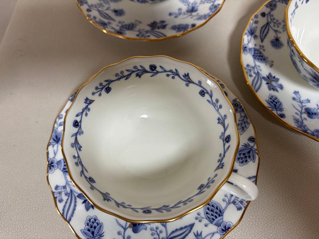 新品Noritake blue 深皿23cm 2枚 +C&S3客