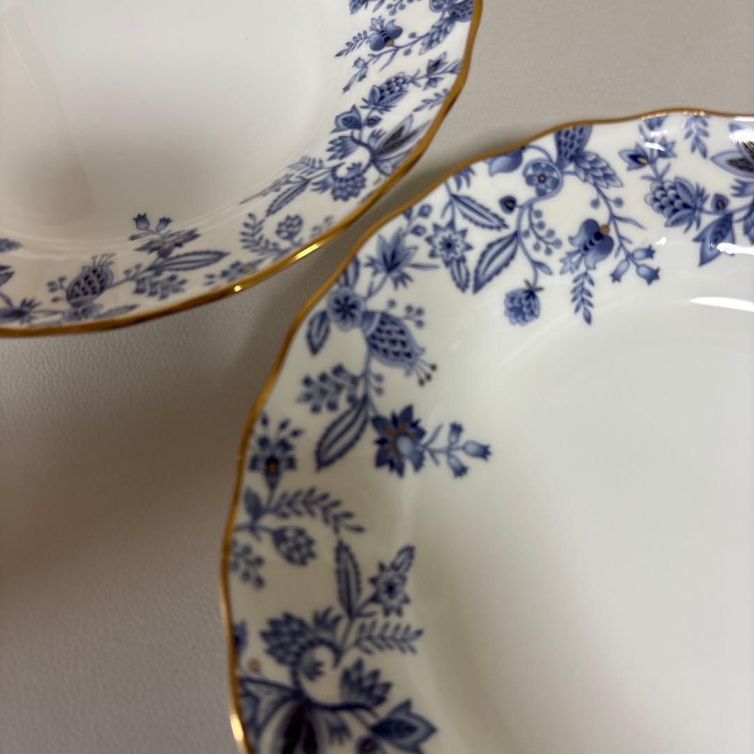 新品Noritake blue 深皿23cm 2枚 +C&S3客