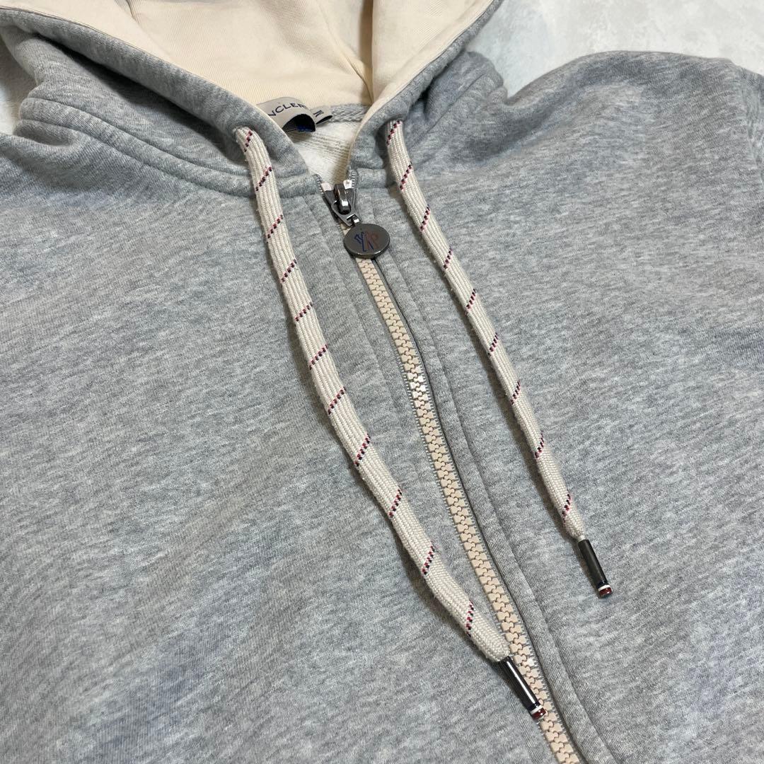 MONCLER モンクレール パーカー Mサイズ コットン グレー MAGRIA