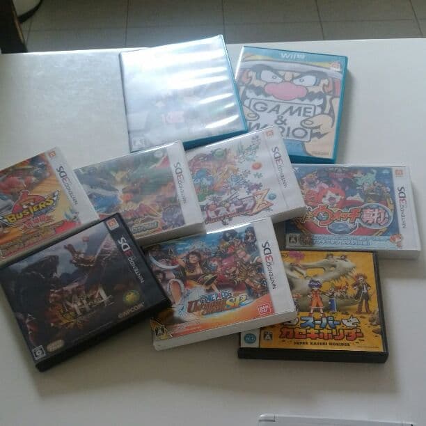 3DS本体と3DSカセットwii uカセット