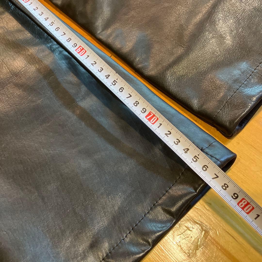 【美品】DEGNER レザーパンツ バイクウェア 牛革 ブラック 30サイズ