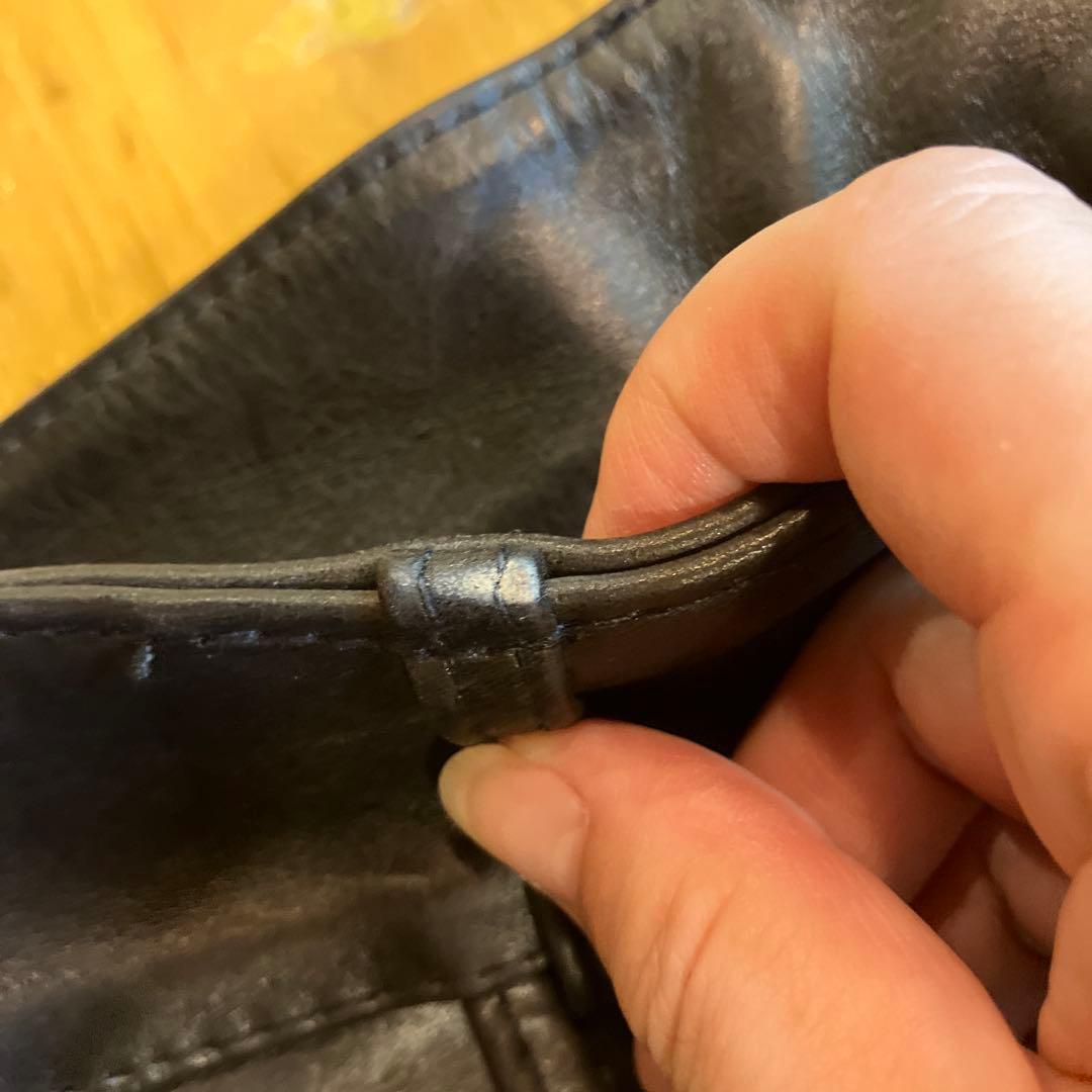 【美品】DEGNER レザーパンツ バイクウェア 牛革 ブラック 30サイズ