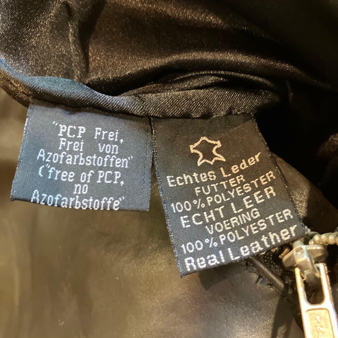 【美品】DEGNER レザーパンツ バイクウェア 牛革 ブラック 30サイズ