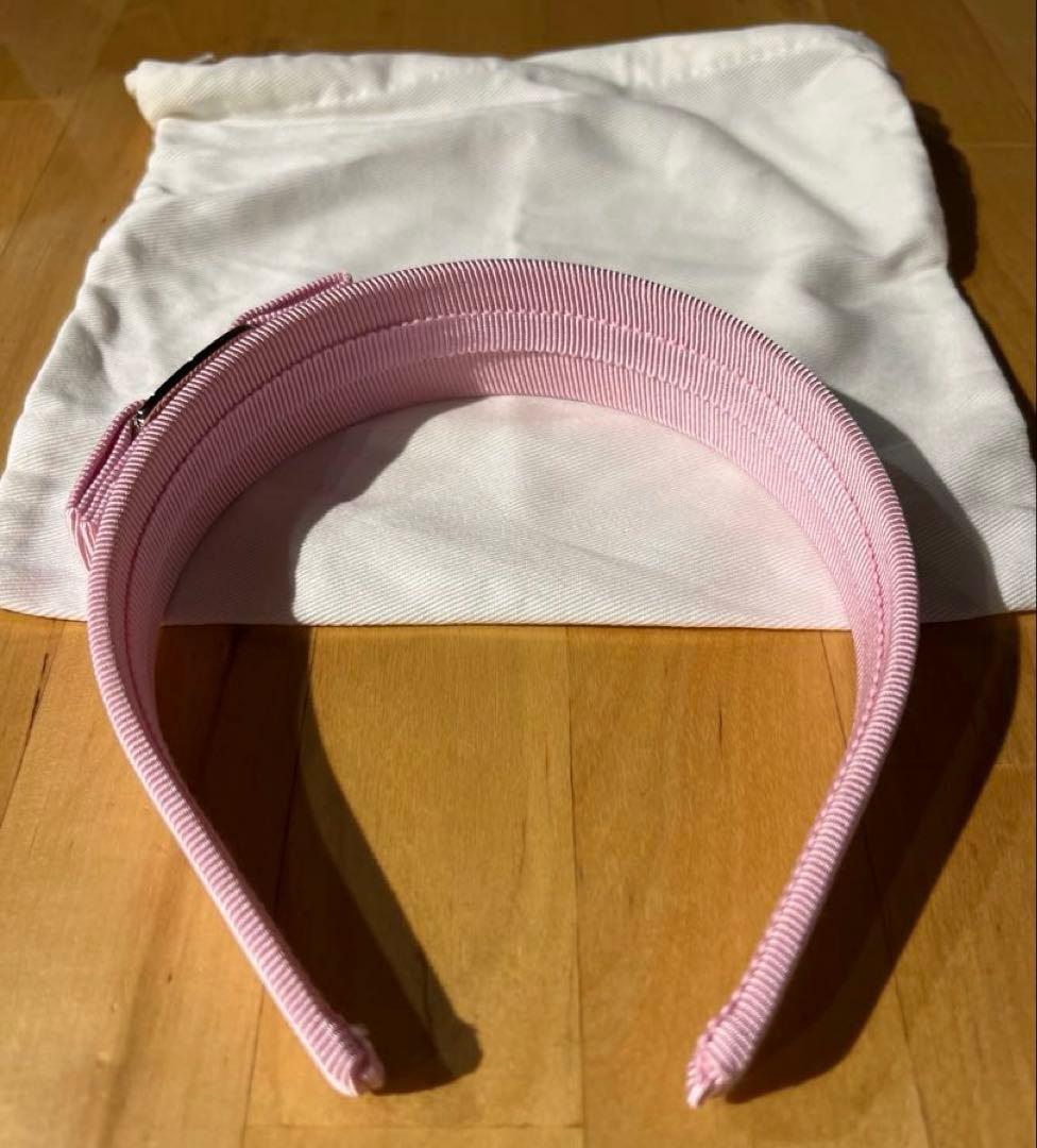 【美品】フェラガモ カチューシャ ピンク