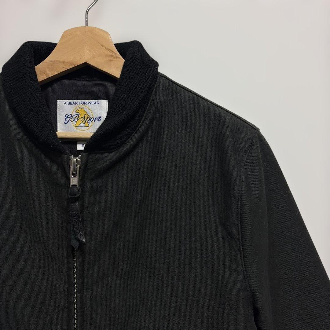 GB SPORT ショールカラー ミリタリーコード バーシティ M 黒 米国製