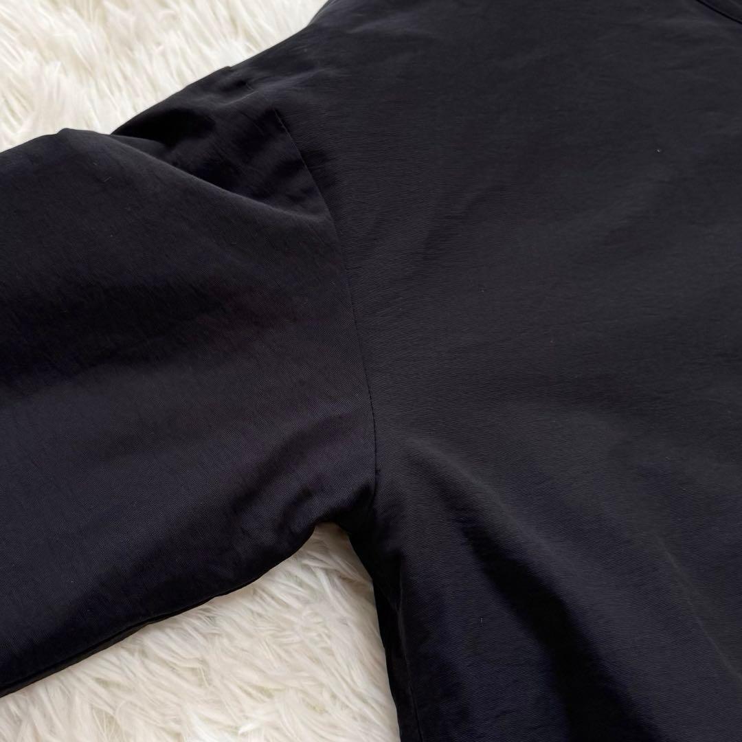 北欧暮らしの道具店 「ふんわり軽くてあったかい」洗えるショート丈コート 黒