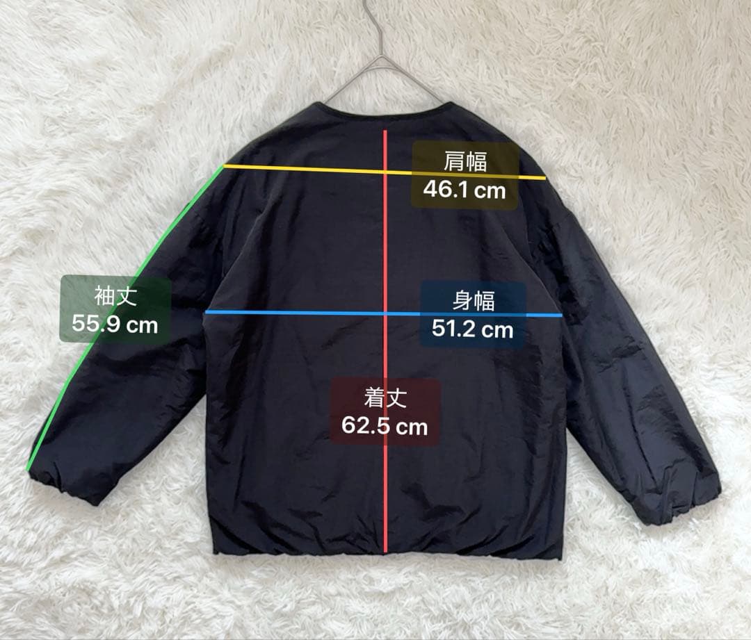 北欧暮らしの道具店 「ふんわり軽くてあったかい」洗えるショート丈コート 黒