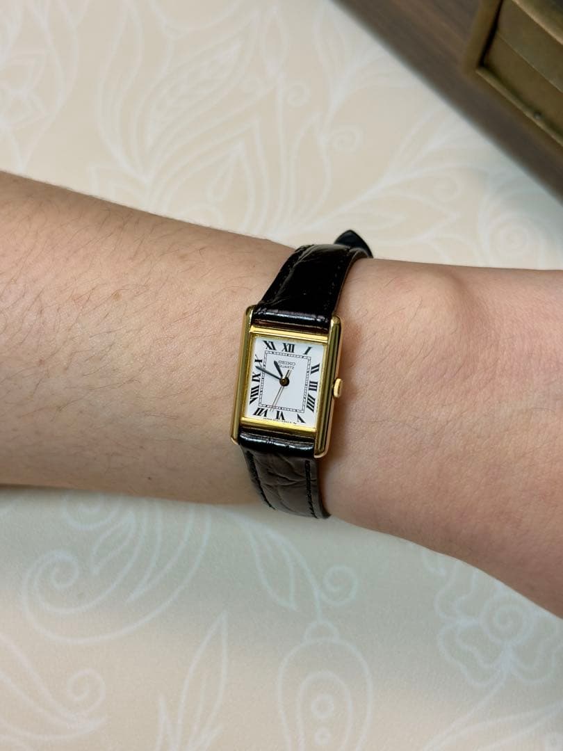 時計 SEIKO TANK 2C21-5110 VINTAGE 80s