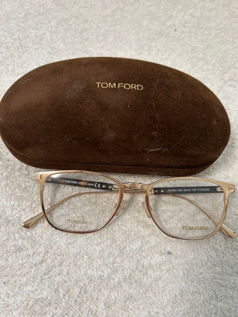 TOM FORD サングラス TF5483 ゴールド　メンズ　メガネ