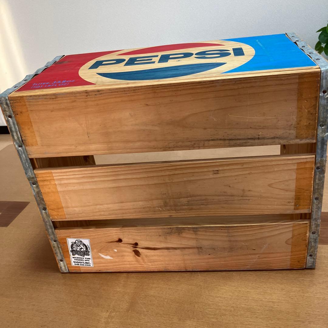 ペプシ木箱 ウッドボックス ヴィンテージ 木製 アンティーク 大