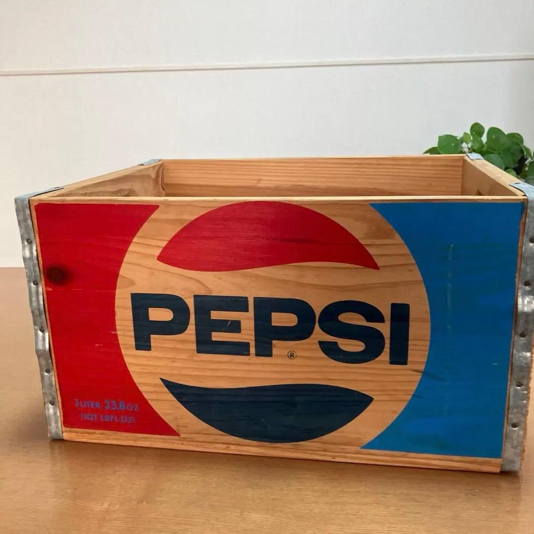 ペプシ木箱 ウッドボックス ヴィンテージ 木製 アンティーク 大