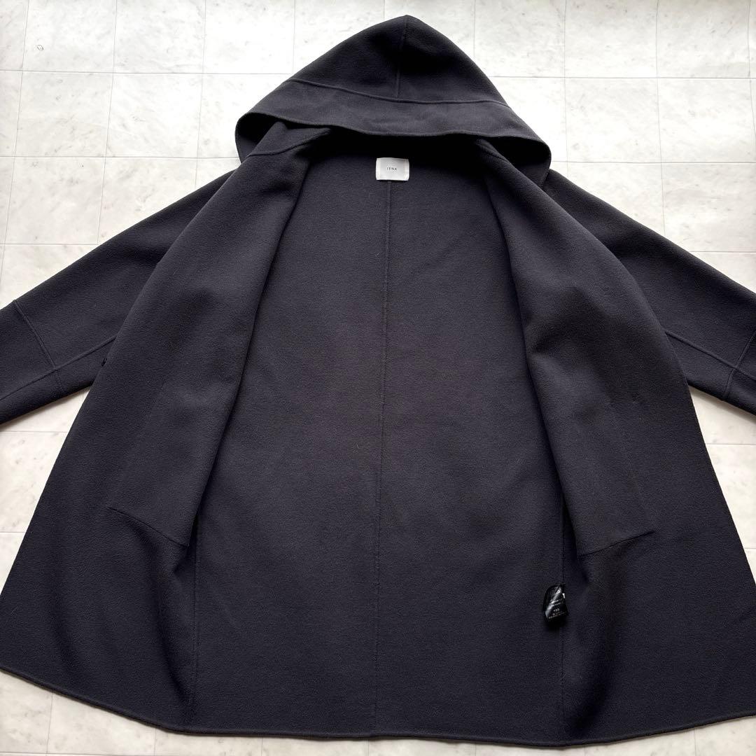 イエナ IENA ハミルトン リバーフードコート チャコールグレー アウター