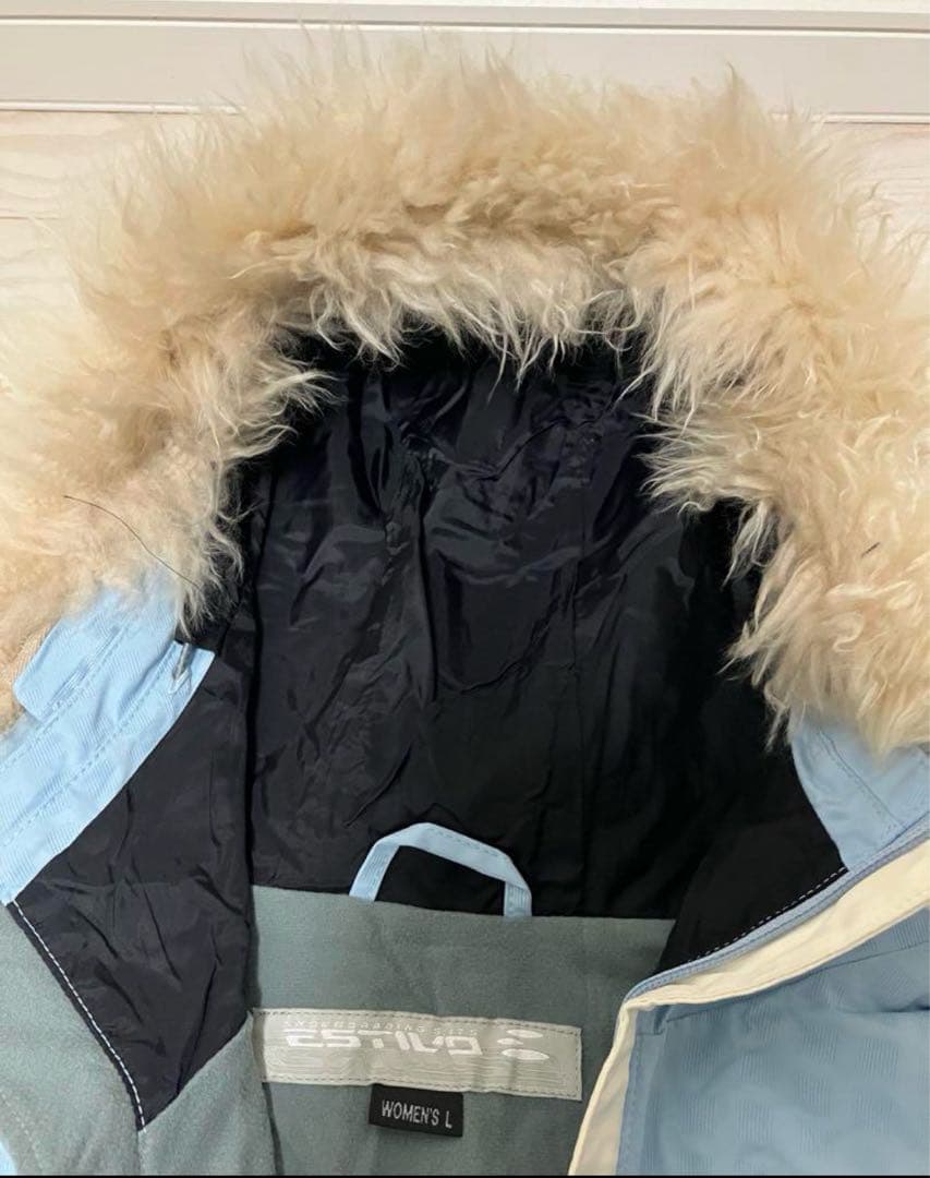 女性用スノーボードウェアL 水色 パンツＬH／H （少しお値下げ可能です！）