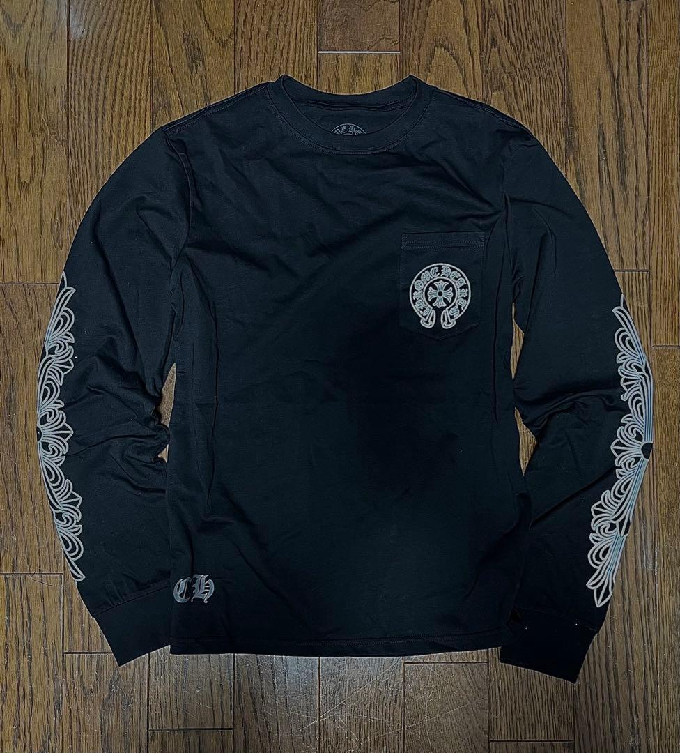 Chrome Hearts クロームハーツ 正規店購入 黒 長袖カットソー