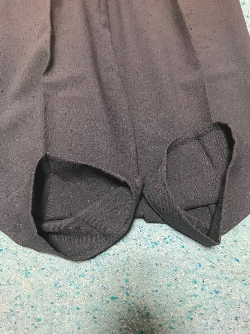 50s スペシャル 絣柄 レーヨン ギャバジン スラックス グレー 藤鼠