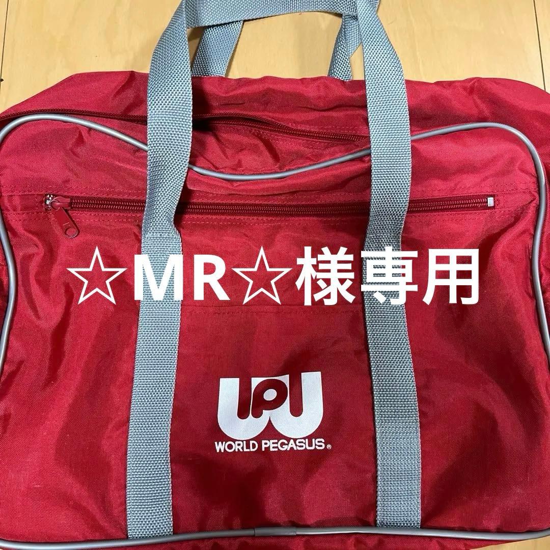 ワッペ　ワールドペガサススクバ　旧型ワッペ赤　スクールバック