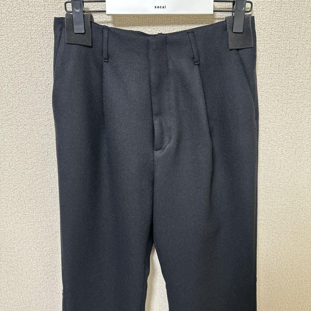 パンツ AURALEE LIGHT MELTON ONE-TUCK SLACKS