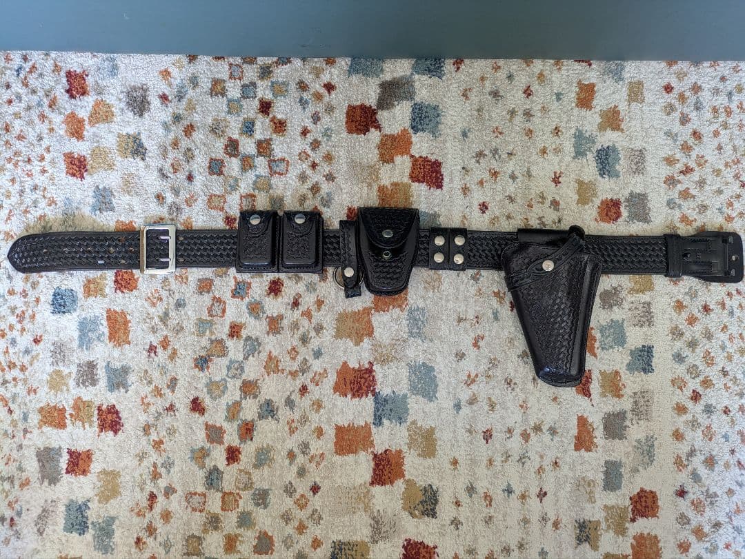 Bianchi レザー ホルスター付きベルト 一式