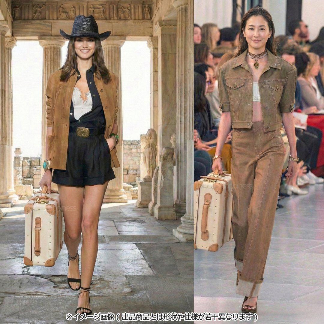 【moonleo】極美品★グローブトロッター２輪サファリ・21インチ３５L