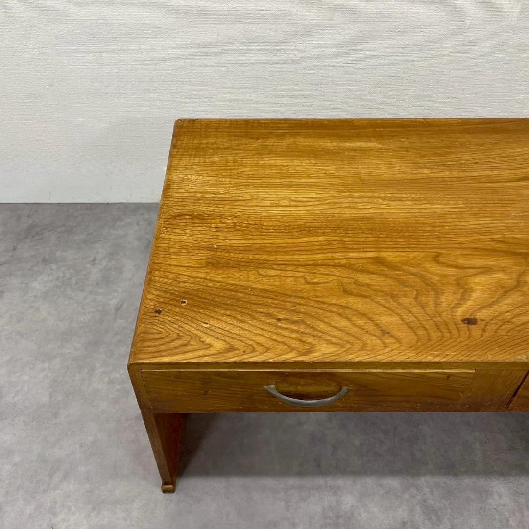 ヴィンテージ 文机 コーヒーテーブル センターテーブル 無垢材 ビンテージ