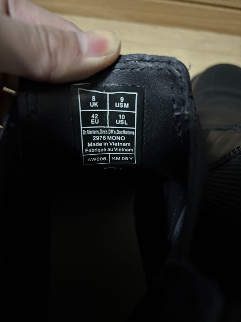 黒 レザー サイドゴアブーツ