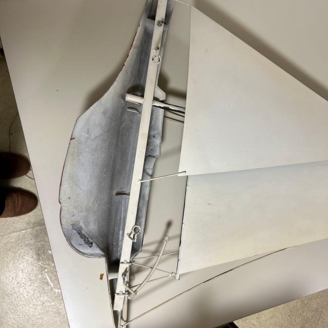 カーティスジェレ1987サイン入り彫刻c.jere ウォールスカルプチャーヨット