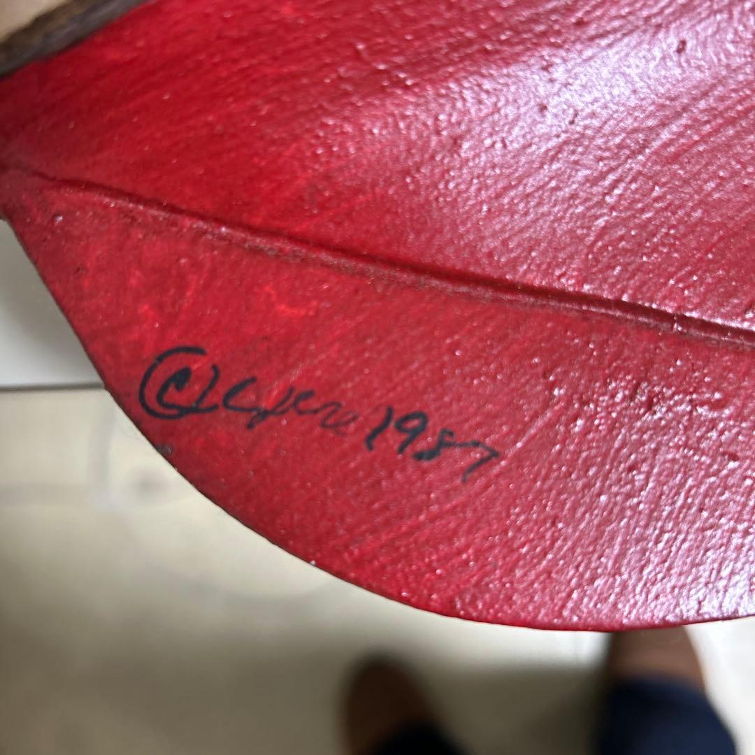 カーティスジェレ1987サイン入り彫刻c.jere ウォールスカルプチャーヨット