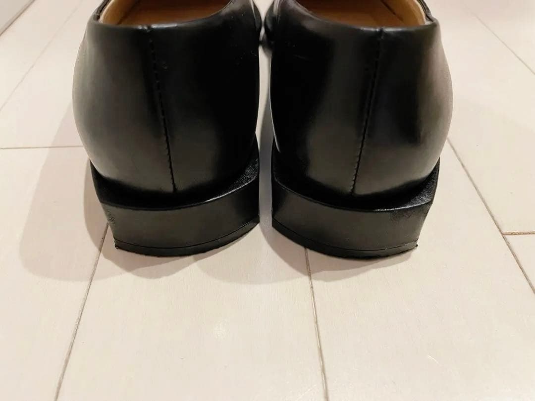 靴 CLANE OUTSTITCH SQUARE FLAT SHOES 36