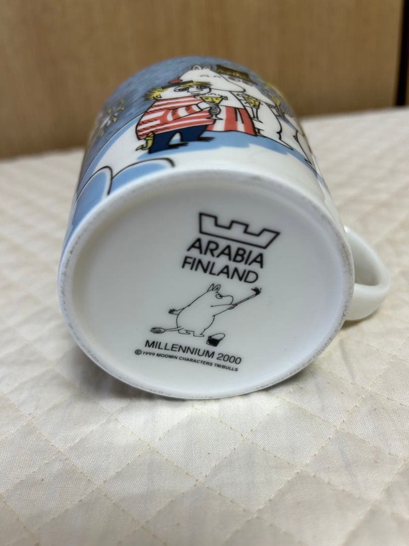 新品未使用 レア アラビア ムーミンマグカップ 2000年
