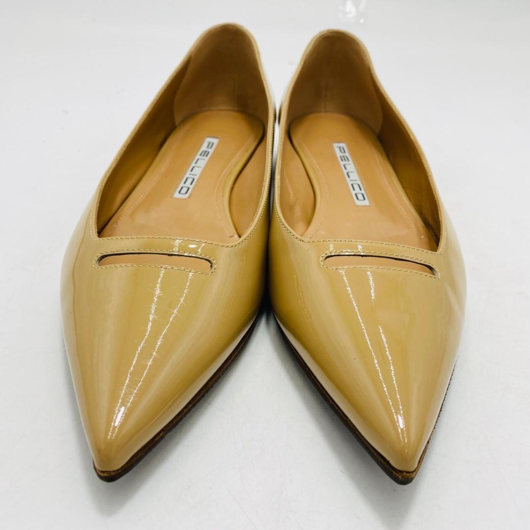 美品　PELLICO　アネッリ　フラットシューズ　パンプス　大きいサイズ　39