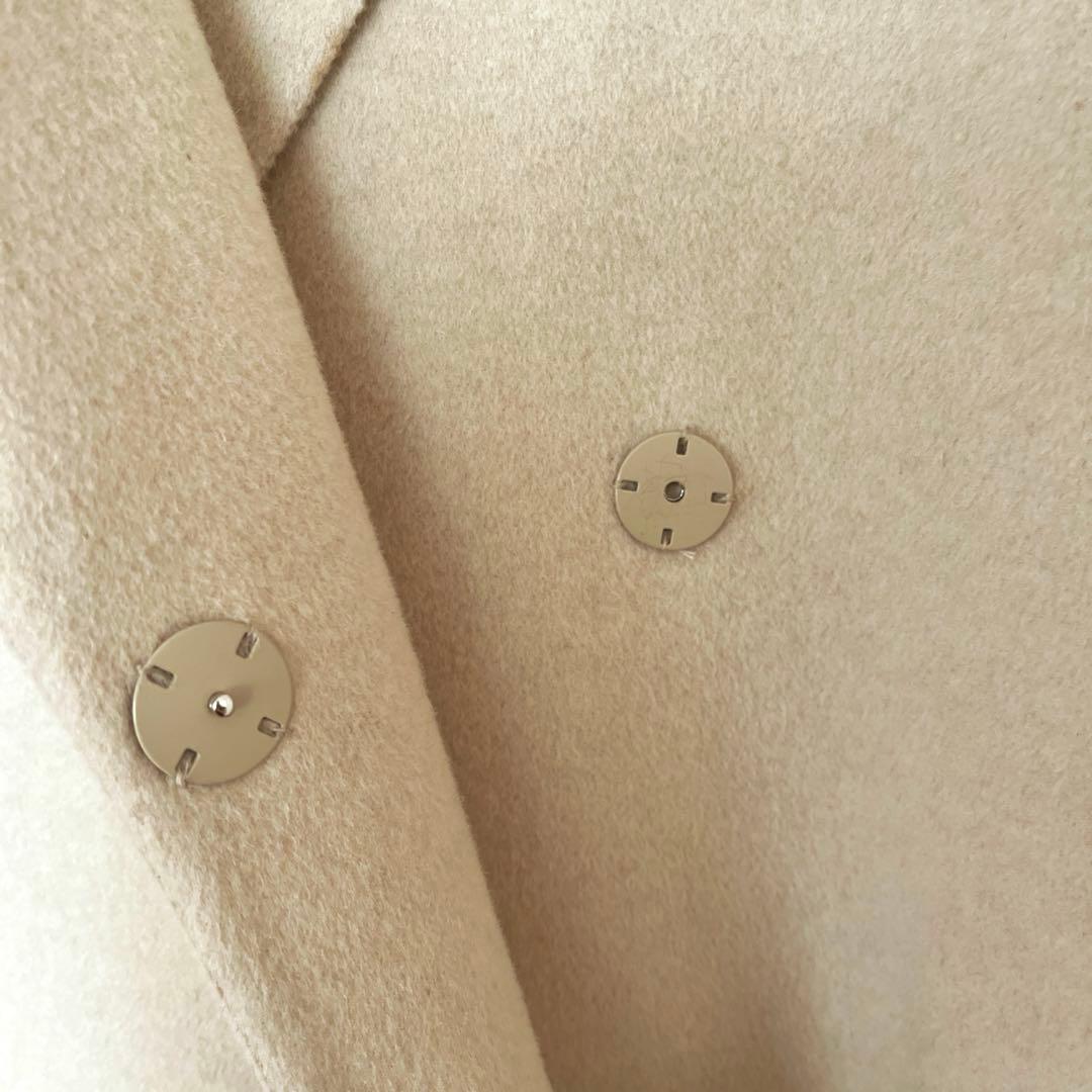 【ZARA】ザラ ZWコレクション ウール混紡オーバーサイズスカーフコート M