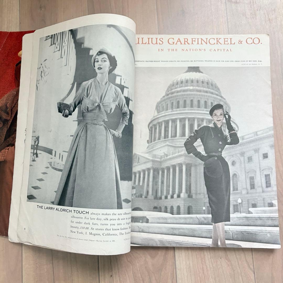 【洋書・希少】ヴィンテージ VOGUE 1953年9月号