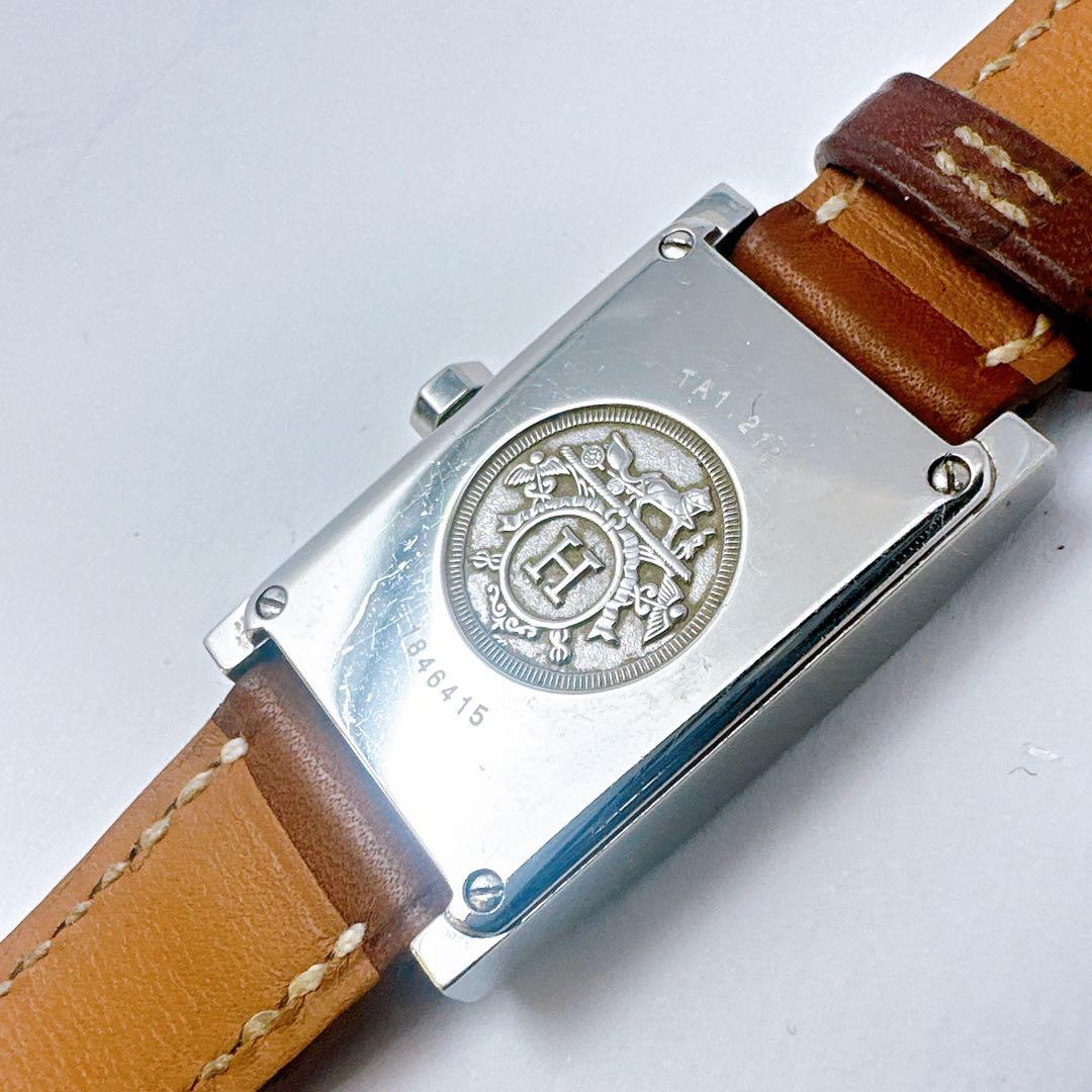 MT様へ　新品電池 HERMES エルメス 腕時計 タンデム 純正ベルト レザー