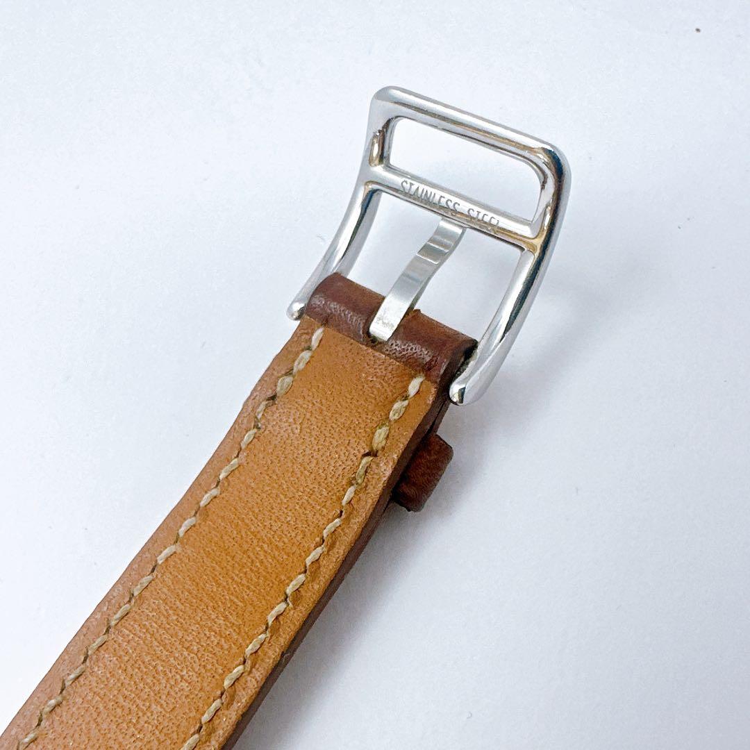 MT様へ　新品電池 HERMES エルメス 腕時計 タンデム 純正ベルト レザー