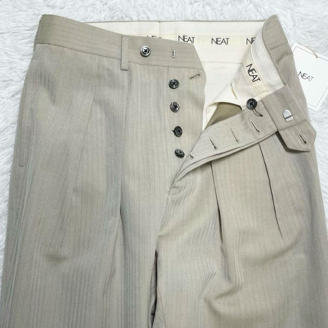 【新品未使用】ニート　アンフィニッシュド ウール ヘリンボーン スタンダード