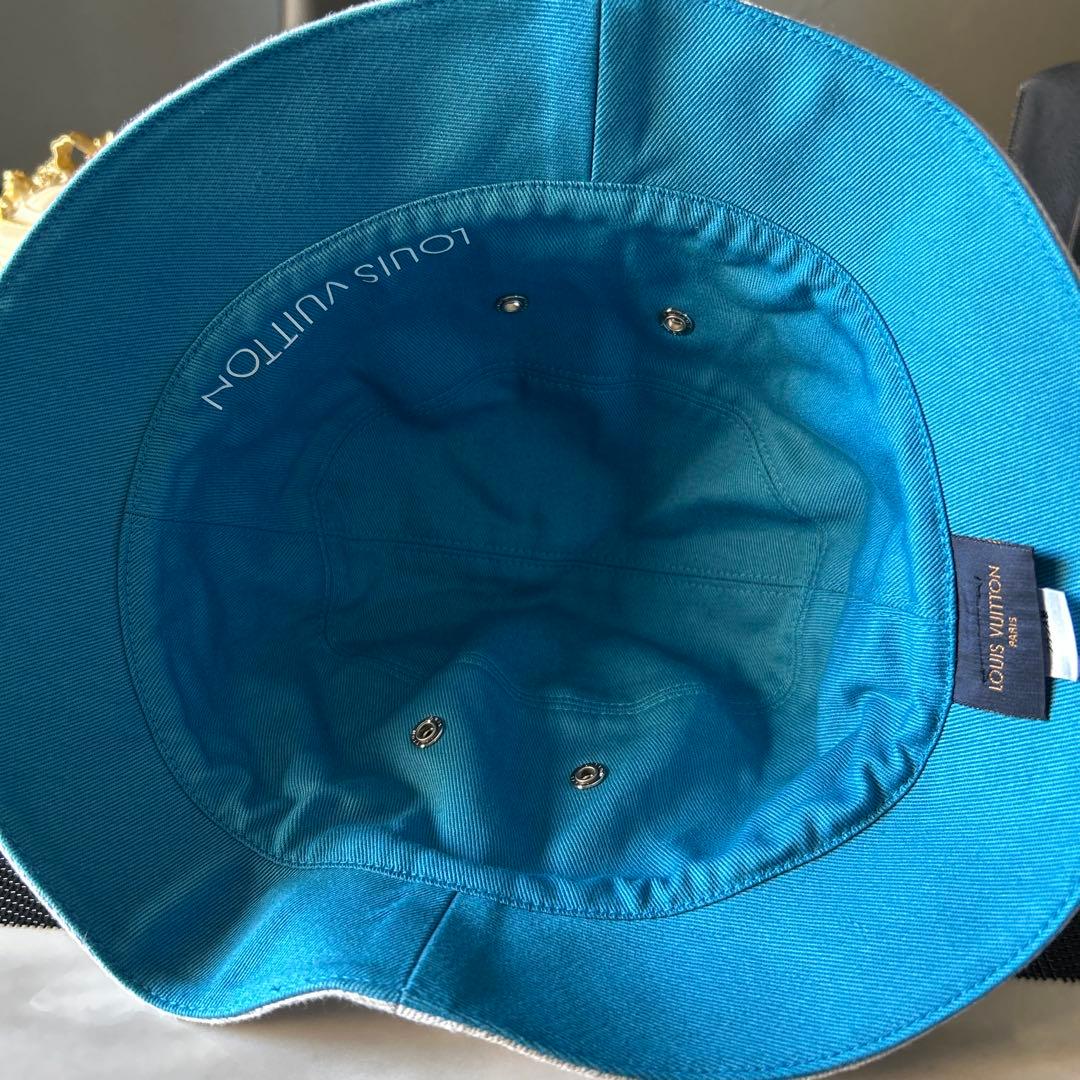 Louis Vuitton バケットハット ホワイト/グレー