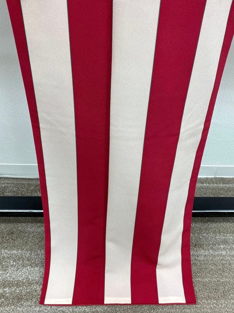 ポリエステル振袖 ストライプ柄 モダン 身丈166cm