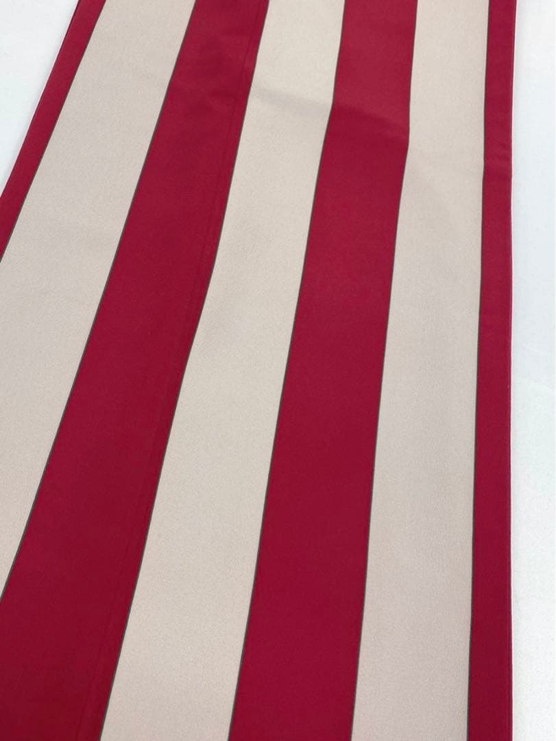 ポリエステル振袖 ストライプ柄 モダン 身丈166cm