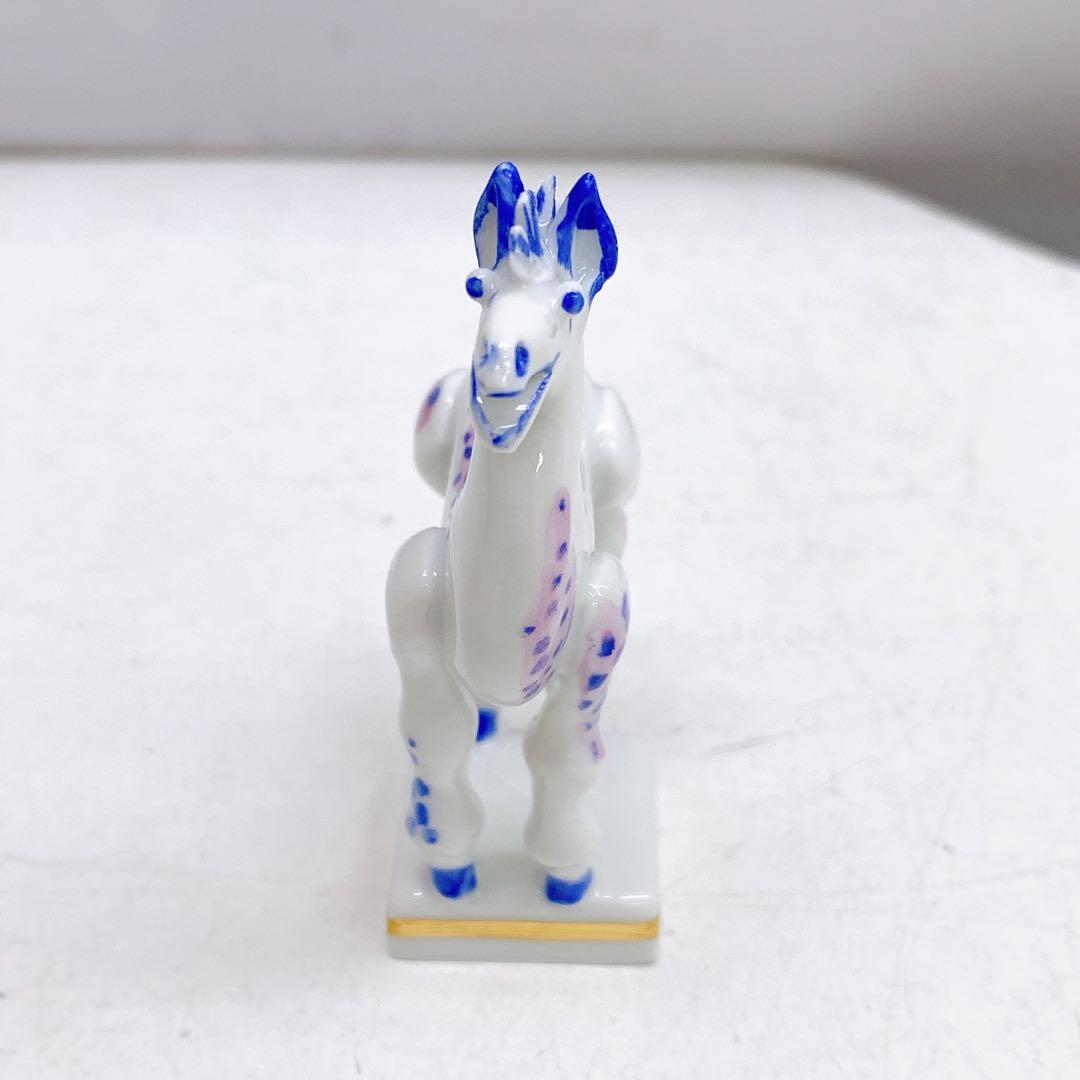 6AAM5 極美品 Meissen マイセン 干支シリーズ 午 うま 馬