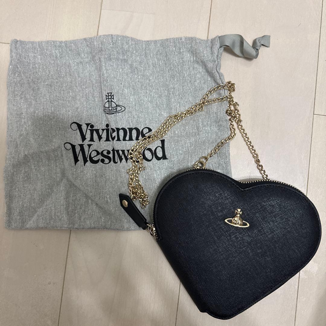 【ねこ】Vivienne Westwood ハート型ショルダーバッグ