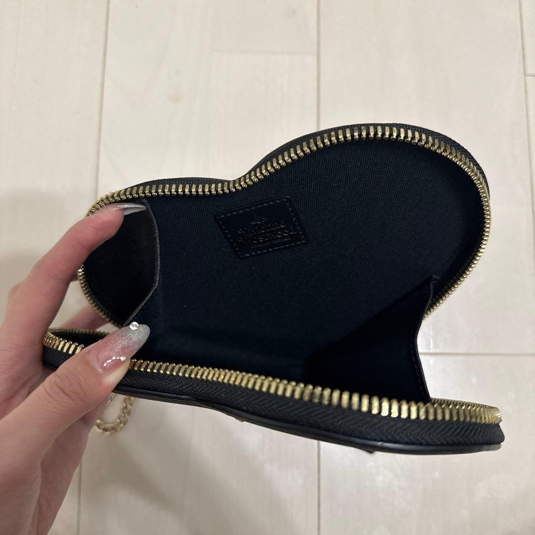 【ねこ】Vivienne Westwood ハート型ショルダーバッグ