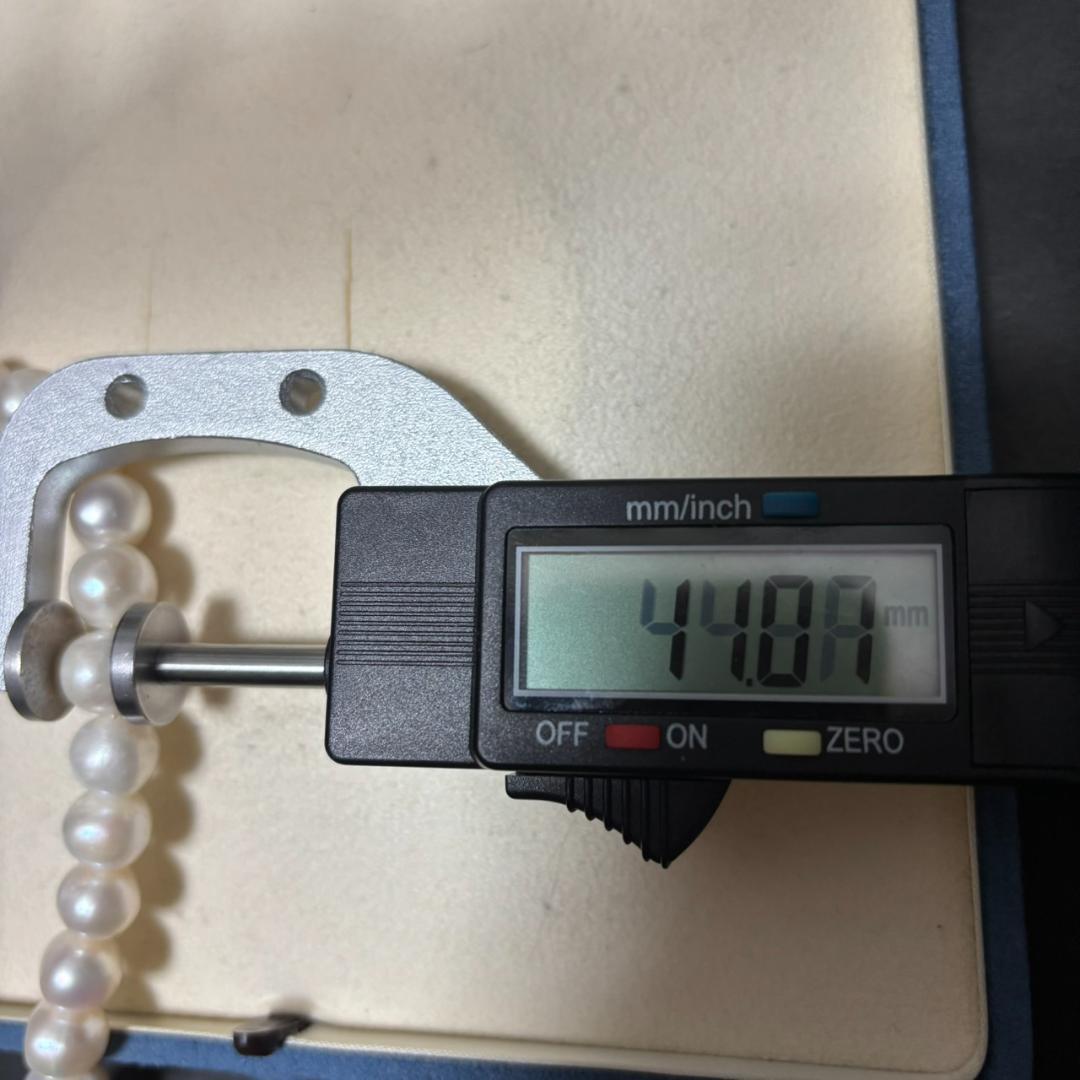 【テリ強】本真珠 パール ネックレス 約10mm-11mm イヤリングセット