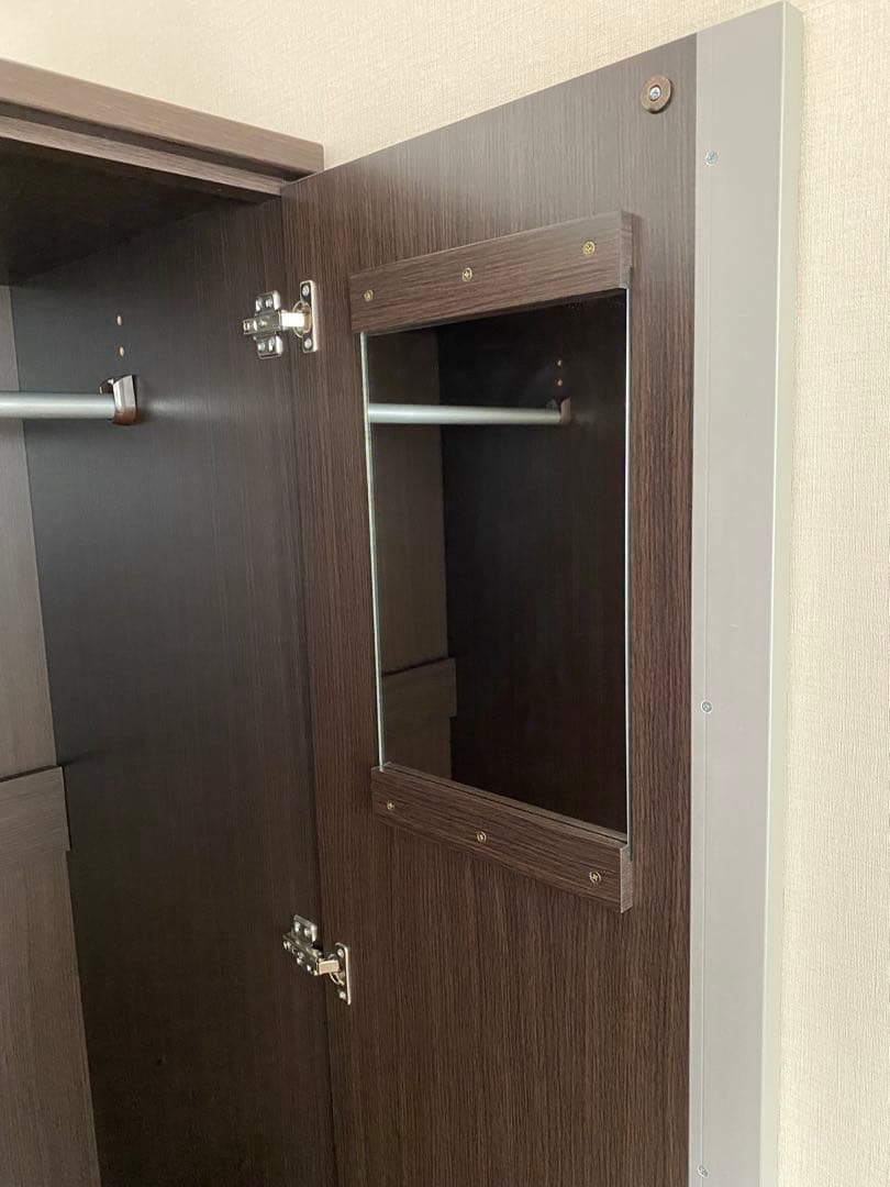 ワードローブ ダークブラウン